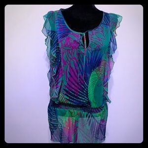 Express Flower pattern Shirt